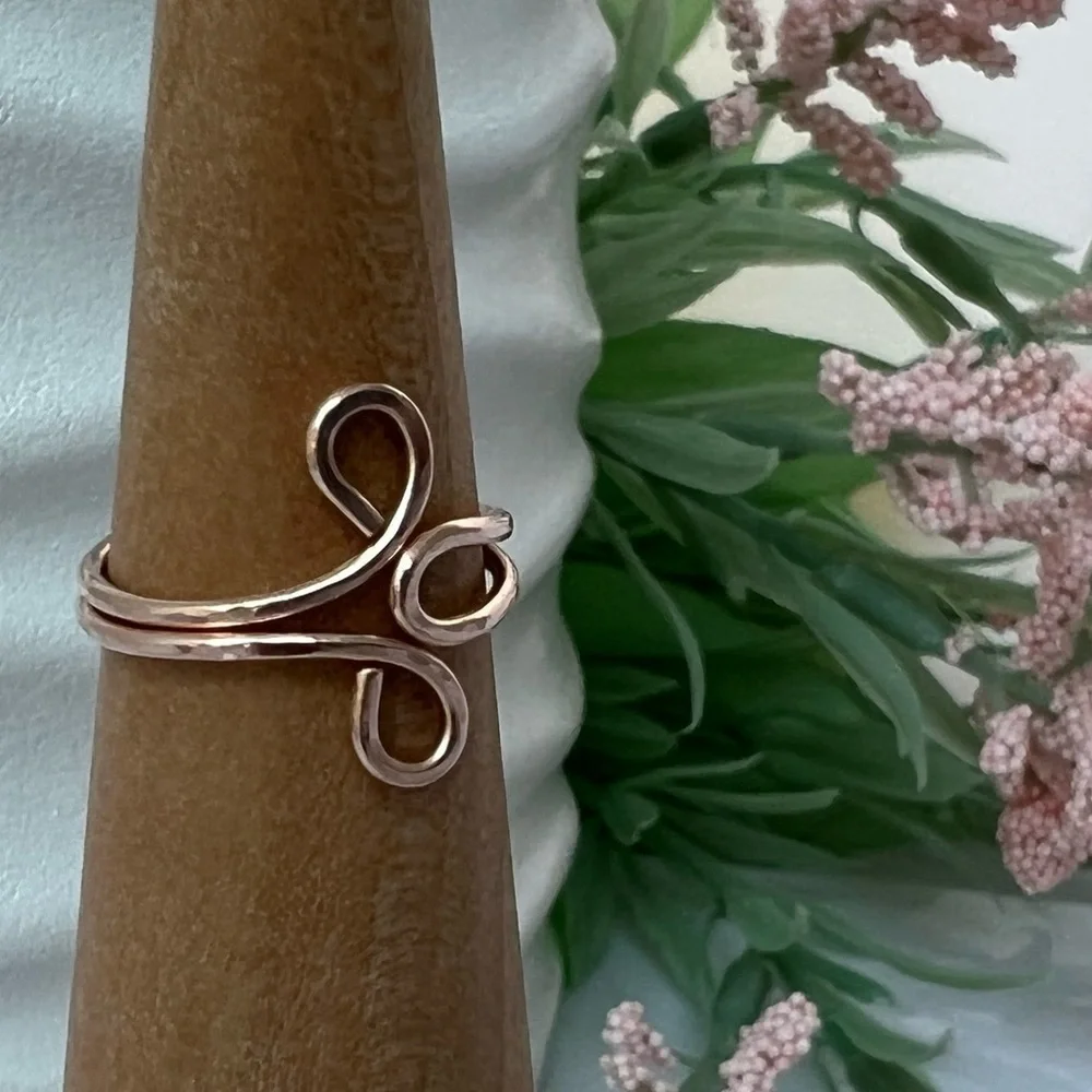 14k Rose Gold Filled Toe Ring or Knuckle Ring